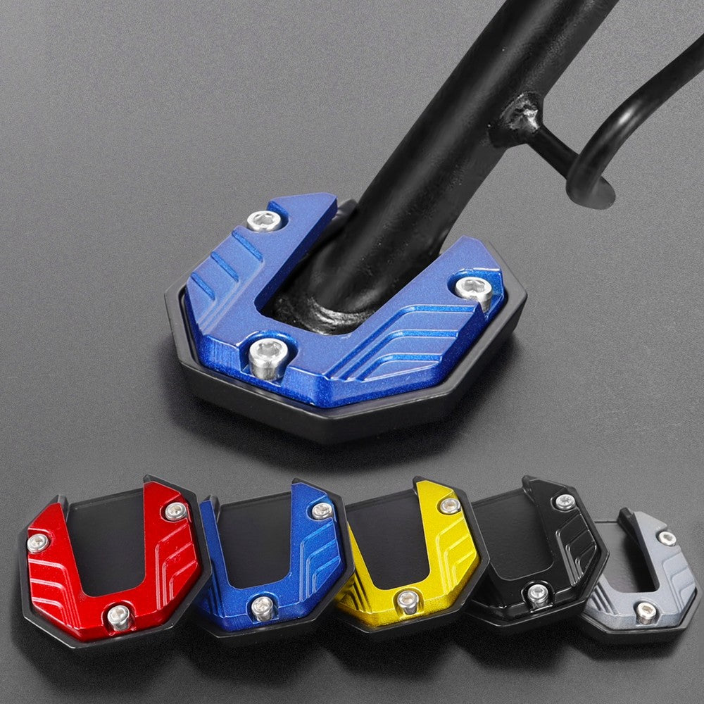 Suporte Lateral Extensor Universal para Motocicleta Scooter Bike, Placa de Apoio para Extensão do Pé, Base Alargada Antiderrapante
