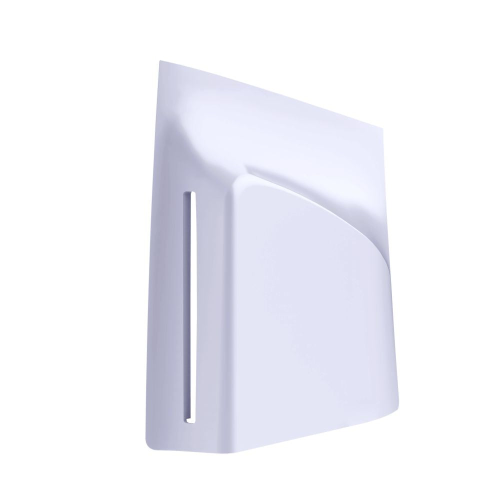 Premium Hard White Panels ABS One Parts Shell Case Replacement Faceplate Cover for PS5 Slim Disc Digital