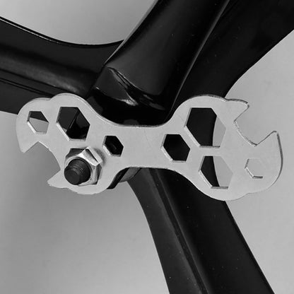 Chave Sextavada Mini de Aço Chata 10 em 1 8-17mm Chave Allen para Bicicleta Ferramentas de Reparo Ferramenta Manual Doméstica para Materiais de Reparo