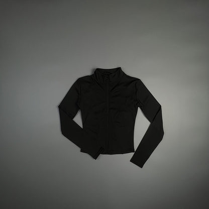 2025 New Yoga Coat Short Sports Jacket WOMEN'S Fitness Clothes Slimming Body Sculpting Zipper Yoga Jacket