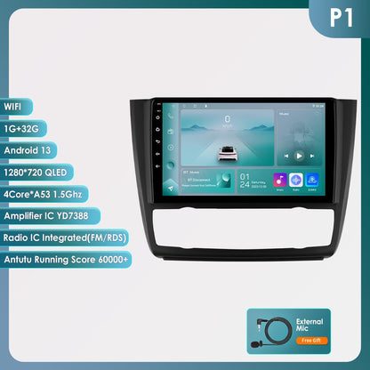 Carplay 4G Android 13 Car Radio for BMW 1 Series E81 E82 E87 E88 AT MT Auto Manual Multimedia Player Nav GPS 2Din Stereo DSP RDS