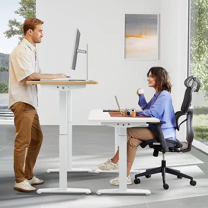 Mesa de Trabalho com Altura Ajustável, Elétrica, para Sentar e Ficar em Pé, Mesa para Computador com Motor Moderno, para Jogos, Mesa para Escritório Doméstico