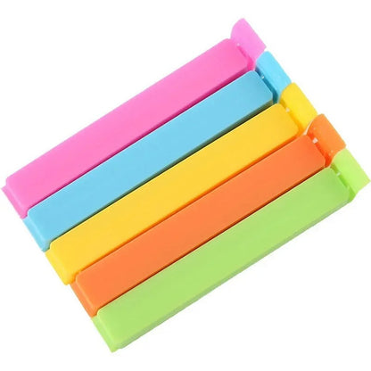 10-100pçs Clipes de Plástico para Saco de Comida Selador Braçadeira Ferramenta de Cozinha Selagem Portátil de Armazenamento Clipe de Vedação para Acessórios de Selagem de Saco