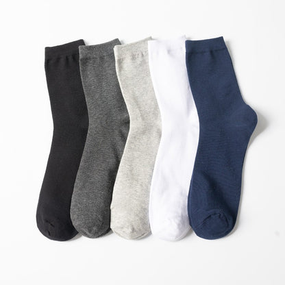 10Pairs/Lot Men Combed Cotton Socks Black Casual Business Breathable High Quality Man Sock New For Male Plus Size EU38-48