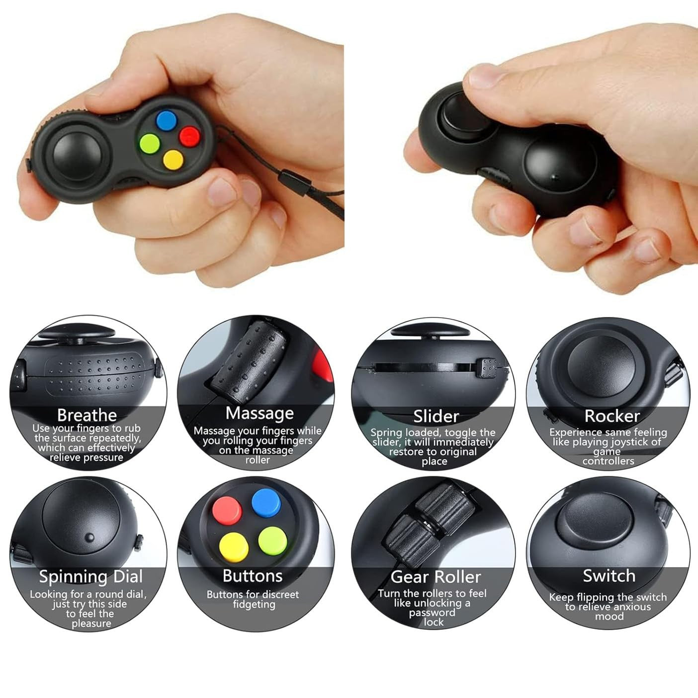7/14 PCS Fidget Toys Adults Set,Relieves Stress Anxiety Fidget Toys for Kids and Adults with ADD,ADHD, Autism or Anxiety