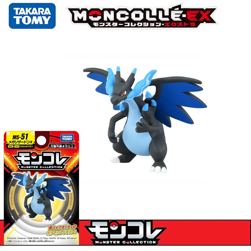 Original TAKARA TOMY Pokemon Figurine Toys Mimikyu Sylveon Lapras Charizard Umbreon Vaporeon Snorlax Model Dolls Birthday Gifts
