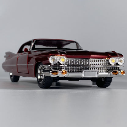 1:24 Cadillac Eldorado Biarritz 1959 Série 62 Liga Diecast Modelo Miniatura Voiture Decoração de Casa Presentes de Natal Para Crianças