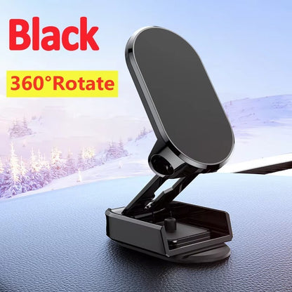 360° Rotation Magnetic Car Phone Holder Dashboard GPS Foldable Cell Phone Stand Mount For All Smartphones Universal Auto Bracket
