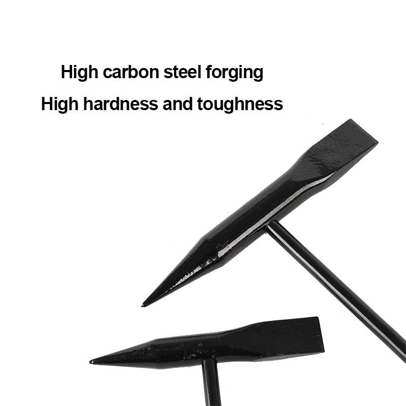 Martelo para Escória de Solda de Aço Carbono, Martelo de Eletricista, Martelo de Limpeza de Solda com Cabo de Mola, Ferramenta de Desoxidação