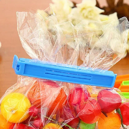 10-100pçs Clipes de Plástico para Saco de Comida Selador Braçadeira Ferramenta de Cozinha Selagem Portátil de Armazenamento Clipe de Vedação para Acessórios de Selagem de Saco