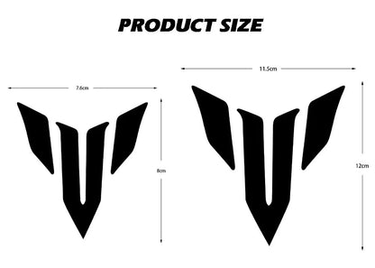 Adesivos Reflexivos de Vinil para Motocicleta com Logo MT, Acessórios para Tanque e Carroceria, Decalque para Yamaha MT-03 MT-07 MT-09 MT-10 MT 07 09 03 10