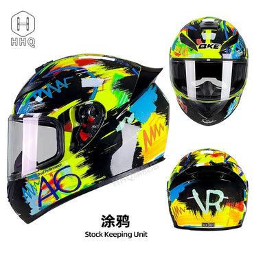 Retro Bluetooth Full-Face Motorcycle Helmet for Men & Women – Sun Protection & Anti-Fog Classic Helmet