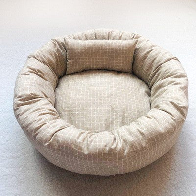 Cama para Pets para Todas as Estações - Tapete para Gatos e Almofada para Cães de Verão com Acolchoamento de Algodão | Móvel Versátil para o Conforto e Descanso Interno do seu Pet