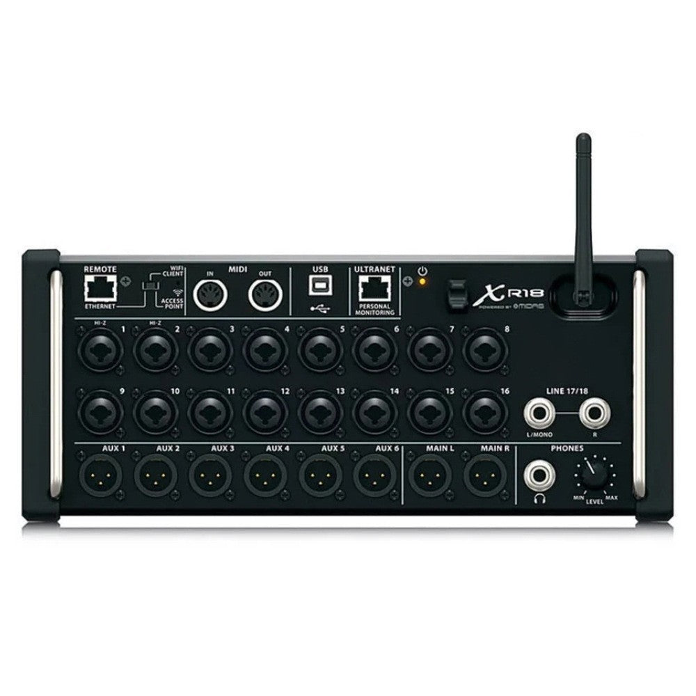 Mesa de Som Digital Controlada por Tablet XR18, Console Profissional de Mixer de DJ com DSP para Sistema de Áudio com Line Array