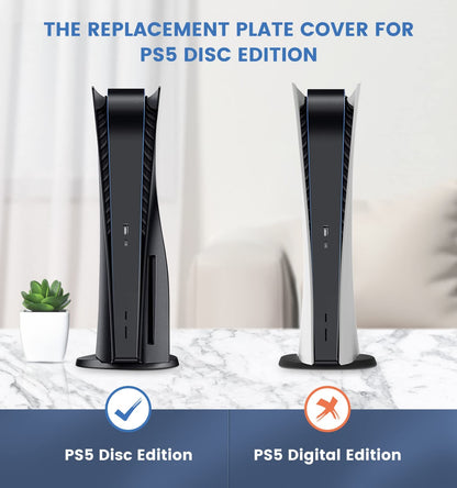 PS5 Faceplate Case Cover Customized PS5 Plate for Disc PlayStation 5 Console Hard Shell Skin Replacement Cover Plates for PS5
