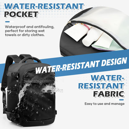 Men 15.6 inch Laptop Bag Cabin Airplane Travel Backpack 40x30x20, Hand Luggage Cabin Backpack Wizzair 40x30x20, College Backpack