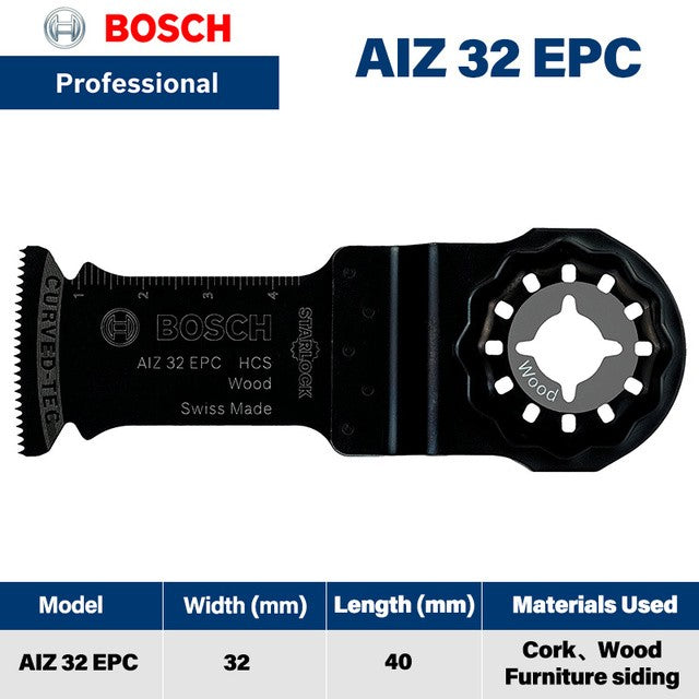 Acessórios para Máquina de Corte Multifuncional Bosch STARLOCK Acessórios Gerais para Marcenaria, Ranhura e Perfuração Série Bosch GOP