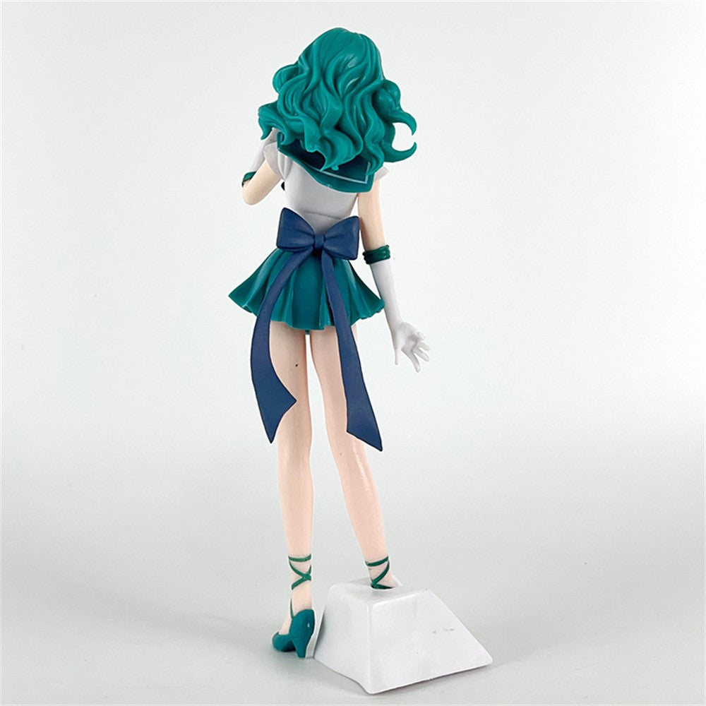 23cm Sailor Moon Anime Figura Marinheiro Marte Mercúrio Júpiter Vênus Saturno Action Figure Modelo Brinquedos Colecionáveis Presente de Aniversário para Crianças
