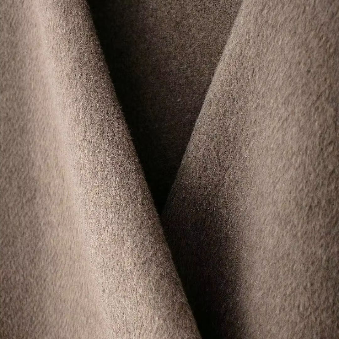 Women's Outerwear 2024 New Fashion With Belt Soft Top Elegant Chic Autumn/Winter Coat