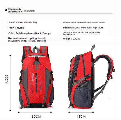 Mochila de Viagem Grande Capacidade Moda Masculina Escalada Esportiva Clássica para Viagem