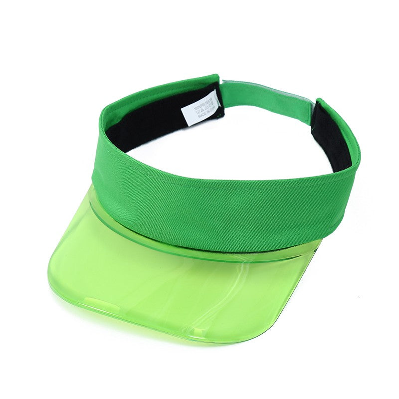 Chapéus de Viseira de Sol para Pais e Filhos, Viseiras de Plástico PVC para Mãe, Filho e Filha, Bonés de Viseira para Esportes ao Ar Livre, Chapéu de Sol para Bicicleta para Mulheres
