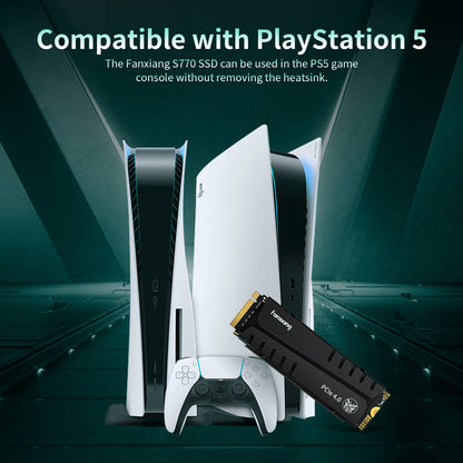 Fanxiang S660/S770/S880 SSD NVMe M2 PCIe4.0x4 1TB 2TB 4TB Unidade de Estado Sólido Interna para PlayStation5/PS5 SSD de Desktop