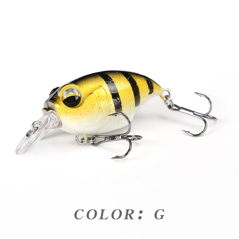 38mm 8g Topwater Mini Crankbait Fishing Lure Floating Wobbler Artificial Hard Bait for Pike Walleye Bass Plastic Swimbait Tackle