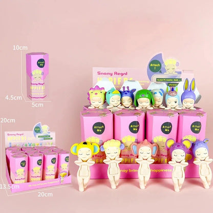 Hot S Angel Blind Box Sonho Fofo Angel Hippers Série Mistério Caixa Minifigura Enfeite Boneca Presente de Natal para Crianças