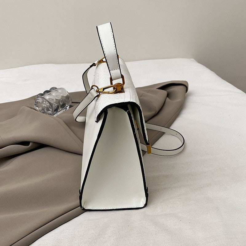 Luxury Purple Handbag Classic Women Bag 2025 New Designer Shoulder Bag High Quality Solid Pu Leather Crossbody Small Square Bag