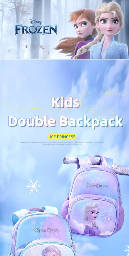 Disney Toddler Backpack: Frozen Princess Elsa Backpack for Little Girls - Lightweight Large Capacity School Bag for Nursery