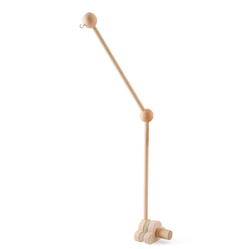 Brinquedo Chocalho para Bebê, Suporte de Berço, Móbile de Madeira, 0-12 Meses, Recém-nascido, Chocalho de Crochê, Suporte para Pendurar Brinquedos, Suporte para Berço de Bebê, Presente