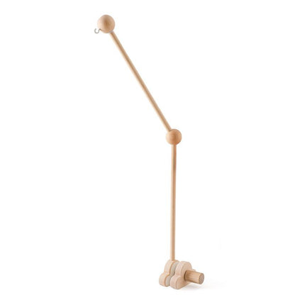 Brinquedo Chocalho para Bebê, Suporte de Berço, Móbile de Madeira, 0-12 Meses, Recém-nascido, Chocalho de Crochê, Suporte para Pendurar Brinquedos, Suporte para Berço de Bebê, Presente