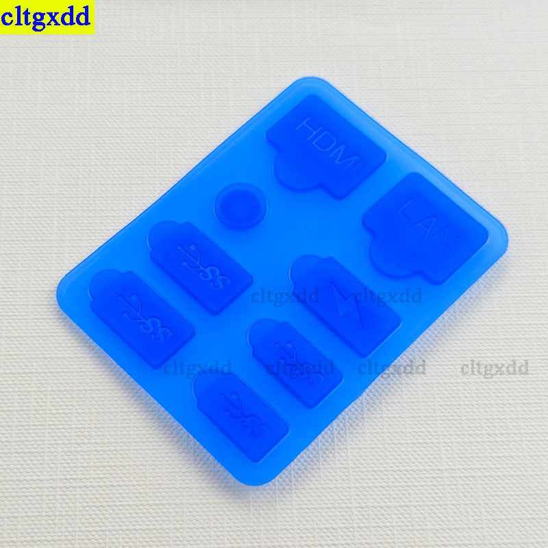 Cltgxdd 1 set dustproof plug protective cover silicone shell dustproof USB port dustproof kit for PS5 ultra-thin console