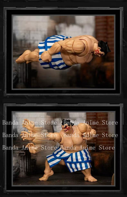 Jada Toys Street Fighter 2 Gouki M Bison  E Honda Action Figure Genuine Figurines PVC Collection Boxer Balrog Game Toy Gift