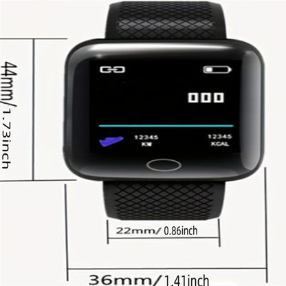 Smartwatch For Women Men Watches Heart Rate Monitor Electronic Fitness Smart Watch Calories Music Player 116Plus Y68 Bracelet