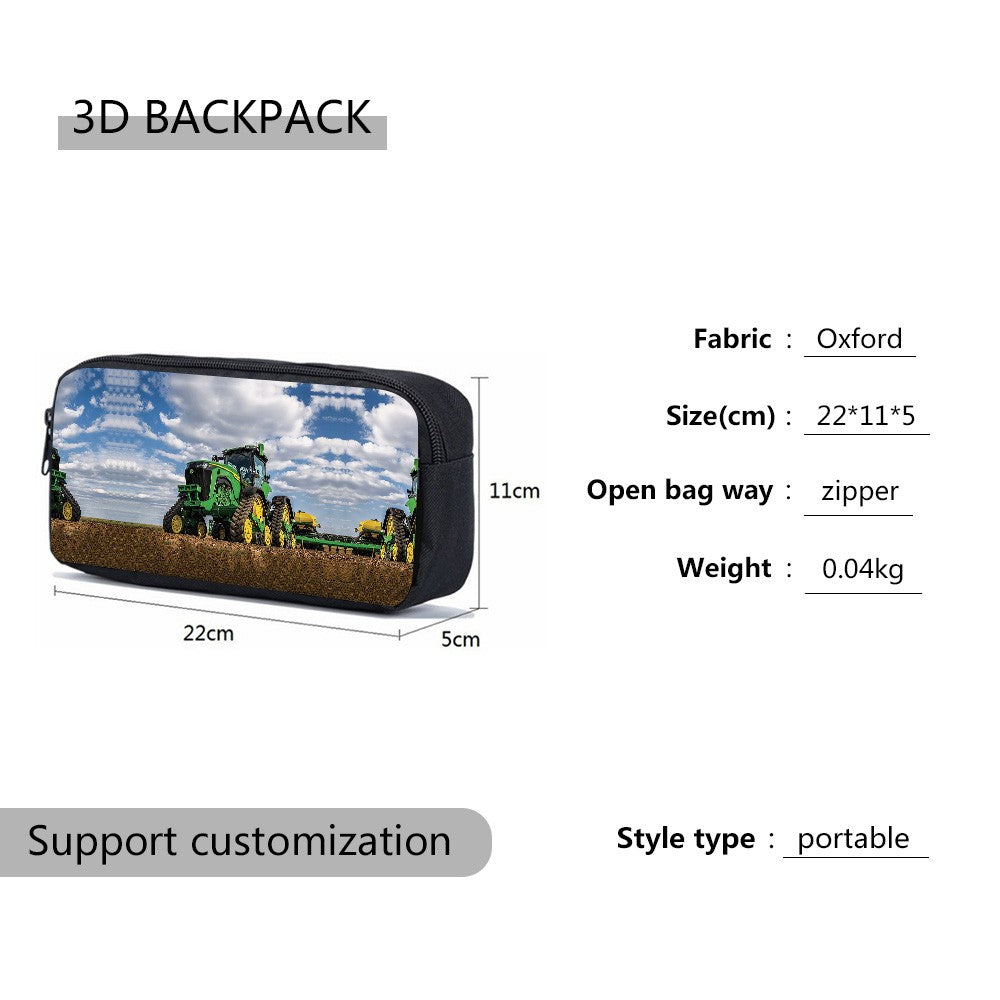 Desenho animado Popular console de jogos pad Impressão 3D 3pçs/Conjunto Mochilas Escolares de Estudante para Laptop Mochila Daypack Bolsa Transversal de Almoço Estojo de Lápis