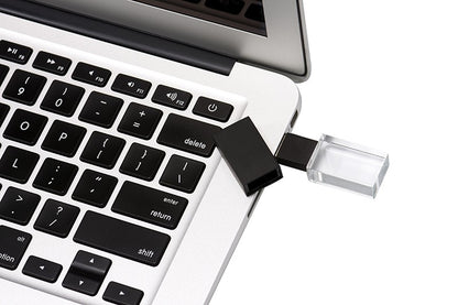 Pen Drive USB 2.0 128 GB de Cristal Memory Stick 64 GB Pen Drives de Alta Velocidade 4 GB Pendrive de Presente de Casamento 16 GB Disco U 8 GB Fotografia