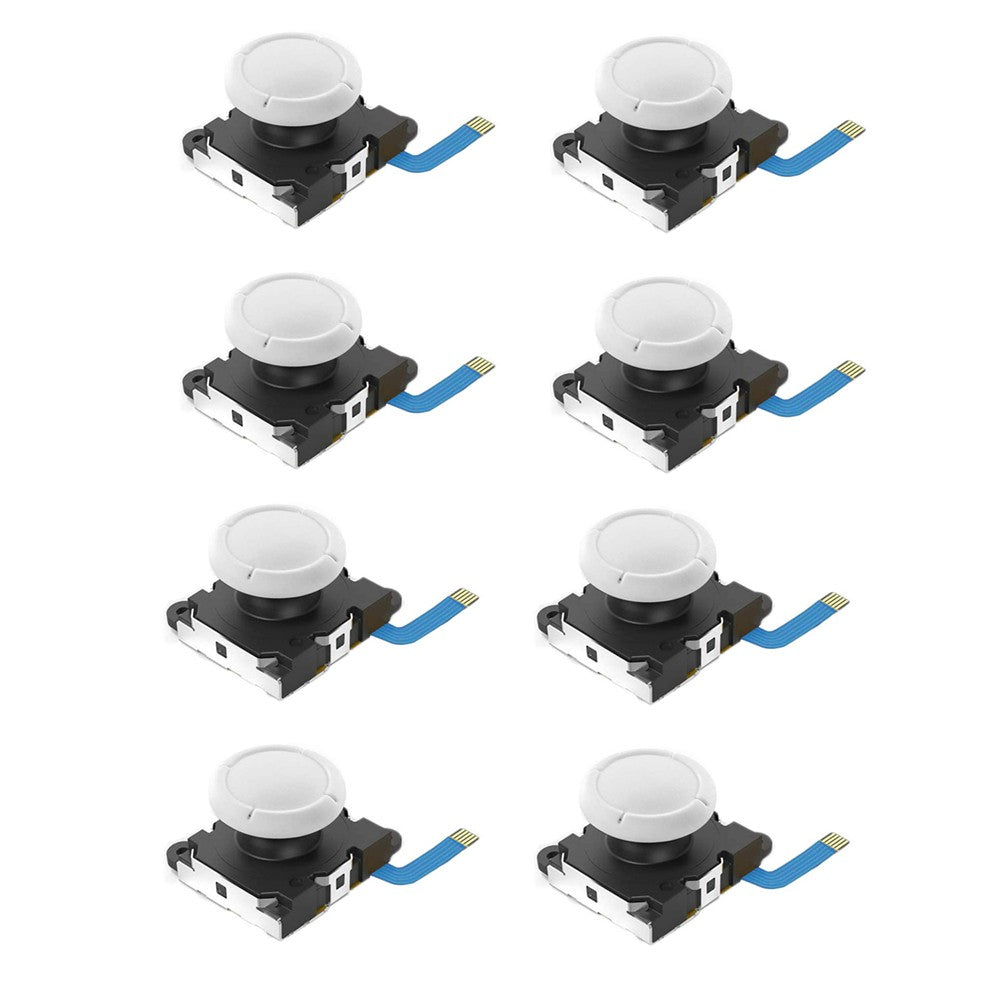 8pcs Replacement 3D Analog Joystick for Nintendo Switch/OLED/Lite JoyCon Thumb Stick Controller Repair Parts Accessory