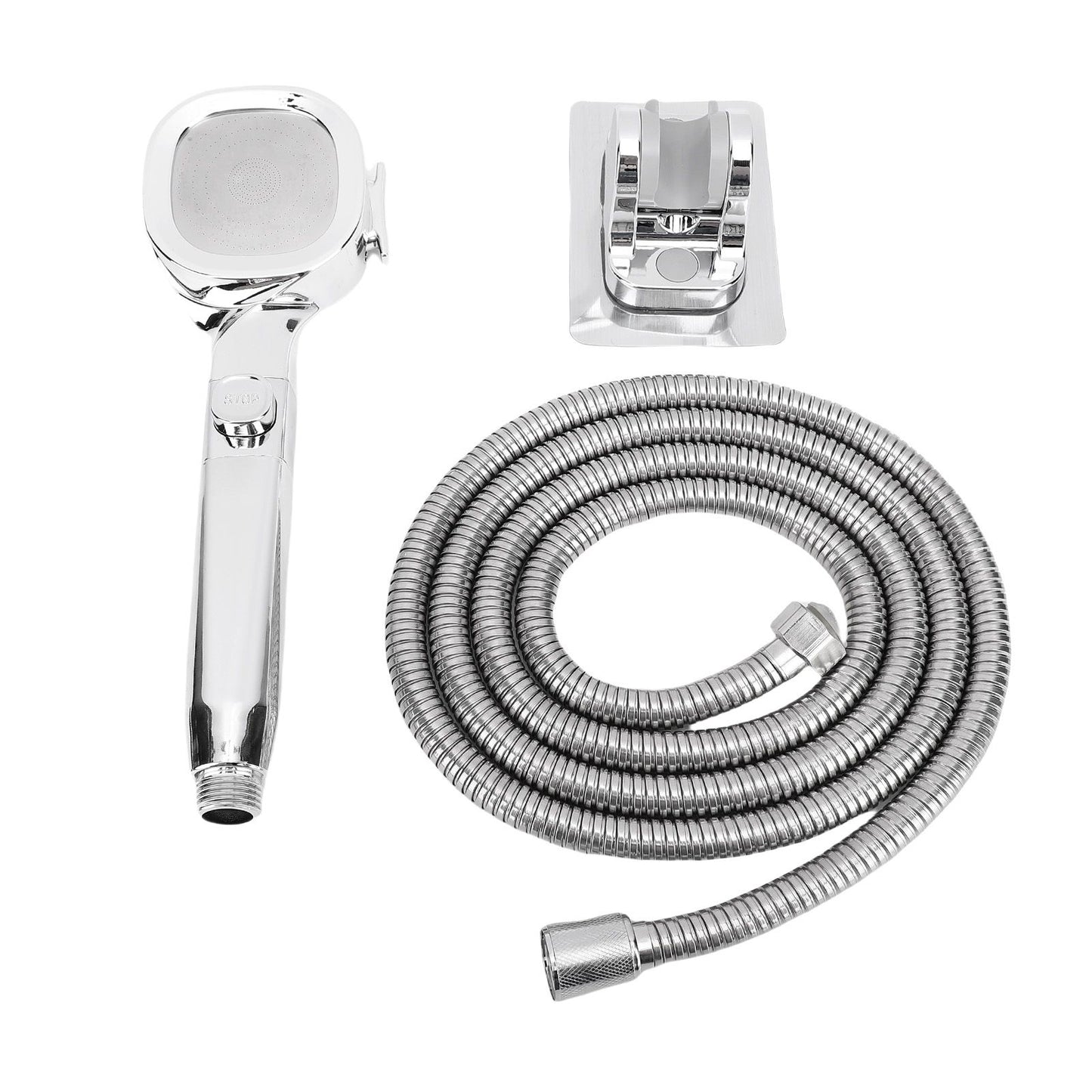 Kit de Chuveiro RV Kit de Chuveiro para RV Chuveiro de Mão para RV com Mangueira e Liga/Desliga 4 Modos Alta Pressão Economia de Água Kit de Banho para RV