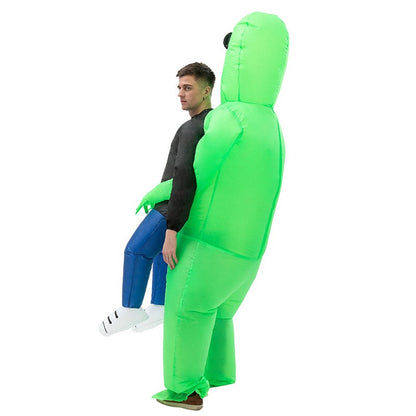 Inflatable Alien Costume for Adults - Halloween Inflatable Fun Cosplay Party Dress up Stage Show Holiday Gift Idea