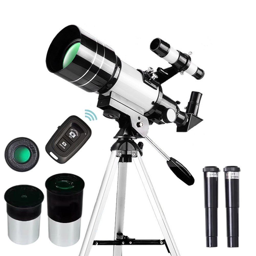 Telescópio Profissional de Viagem Telescópio Astronômico de Viagem com Abertura de 70mm Telescópios Refratores para Iniciantes em Astronomia