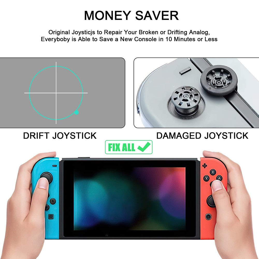 8pcs Replacement 3D Analog Joystick for Nintendo Switch/OLED/Lite JoyCon Thumb Stick Controller Repair Parts Accessory