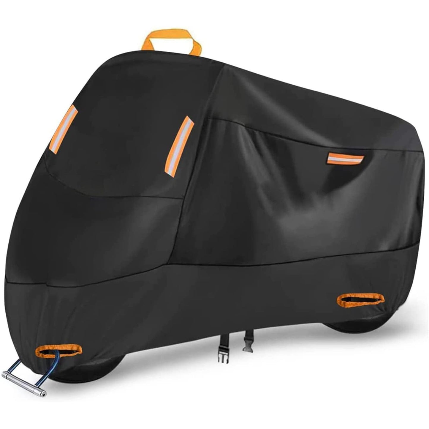 Capa de Moto Impermeável para Todas as Estações, à Prova de Poeira, Proteção UV, Uso Externo e Interno, Scooter, Tecido 210D Resistente ao Desgaste, Capa para Motocicleta