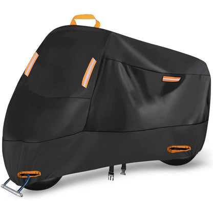 Capa de Moto Impermeável para Todas as Estações, à Prova de Poeira, Proteção UV, Uso Externo e Interno, Scooter, Tecido 210D Resistente ao Desgaste, Capa para Motocicleta