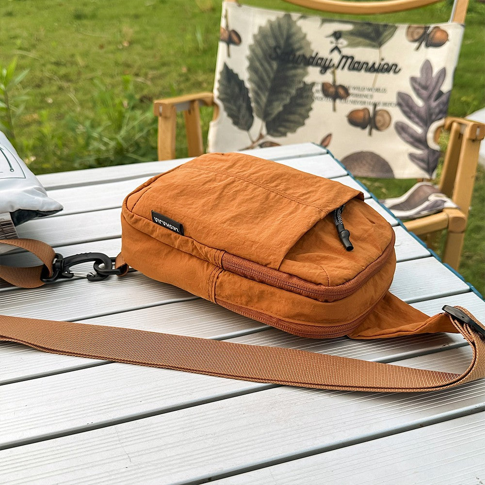 Chest Bag for Men and Women 2025 New Summer Small Backpack Crossbody Bag Casual Shopping Versatile Mobile Phone Bag