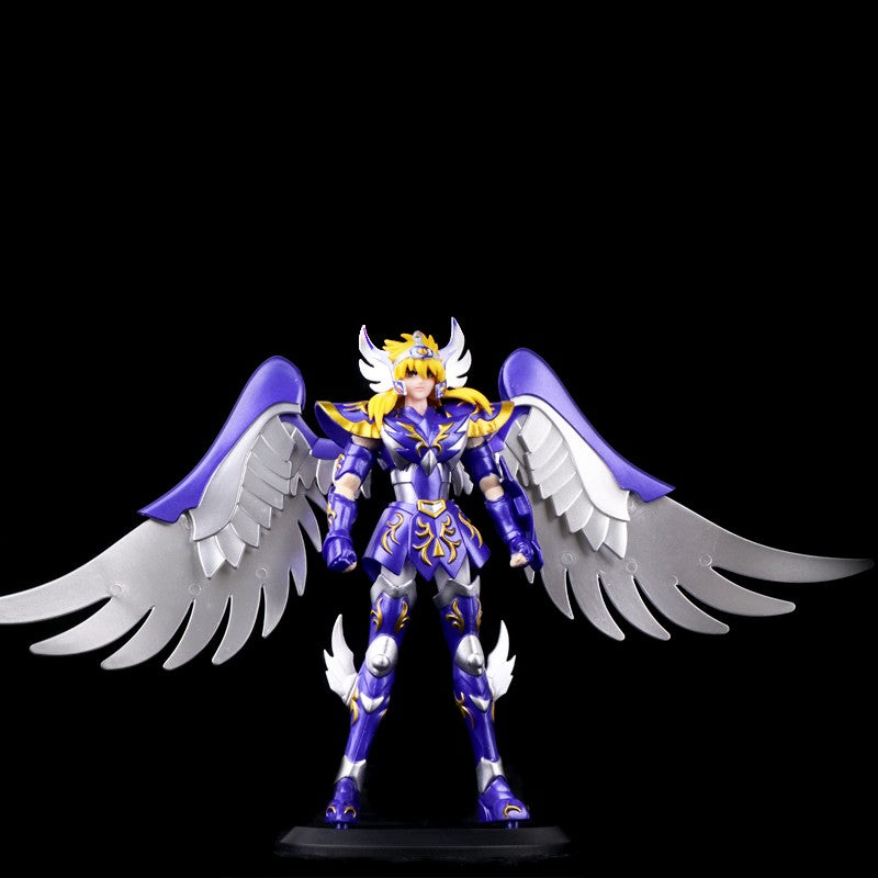 19CM Anime Saint Seiya Shiryuu Hyoga Shun Ikki  phoenix Figure Action Figures Knights Of Zodiac Figures Great Toys Saint Seiya