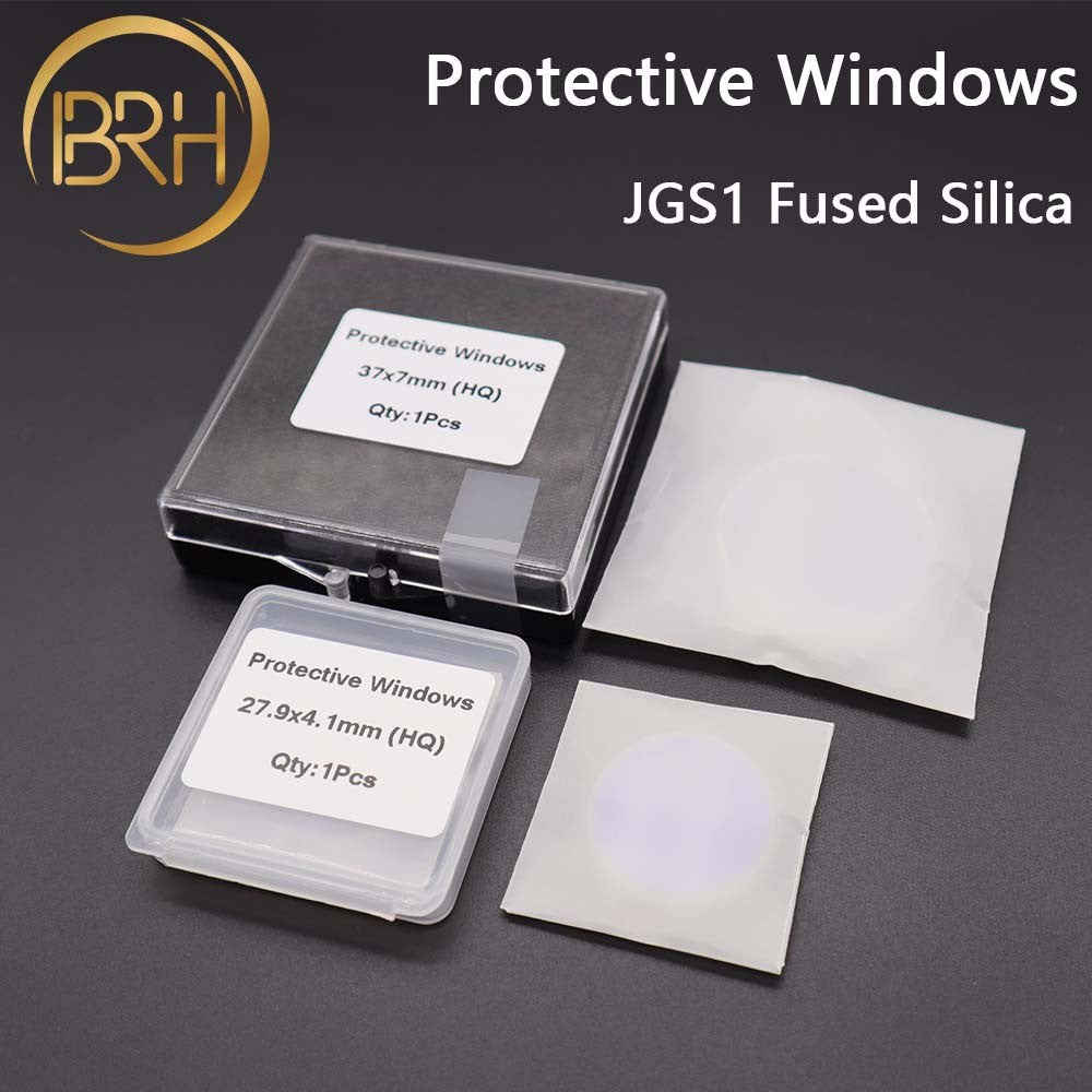 Lente de Proteção a Laser BRH de Vidro/Janelas Protetoras Dia18/20/22.35/24.9/25.4/26.5/27.9 /28 Para Máquina de Corte a Laser de Fibra