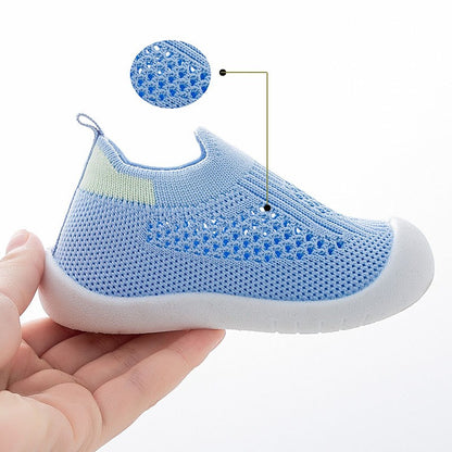 2024 Kids Shoes Casual Breathable Infant Baby Children Girls Boys Mesh Sneakers Soft Bottom Comfortable Non-Slip
