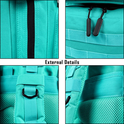 Mochila Tática 45L Masculina Impermeável Esportiva para Viagem, Academia, Caminhada, Mochila de Emergência, Militar, Acampamento, Caça, Sobrevivência