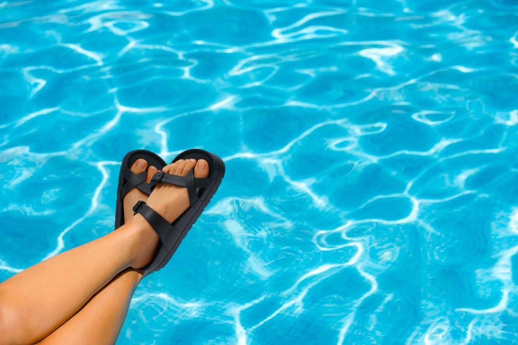 Shevalues Comfy Casual Women Slippers With Adjustable Buckle Soft Outdoor Beach Sandals Fashion Shoes Platform Women Sandals